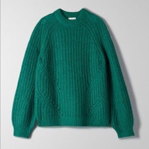 Aritzia Wilfred Saba Sweater in Green - Picture 14 of 14